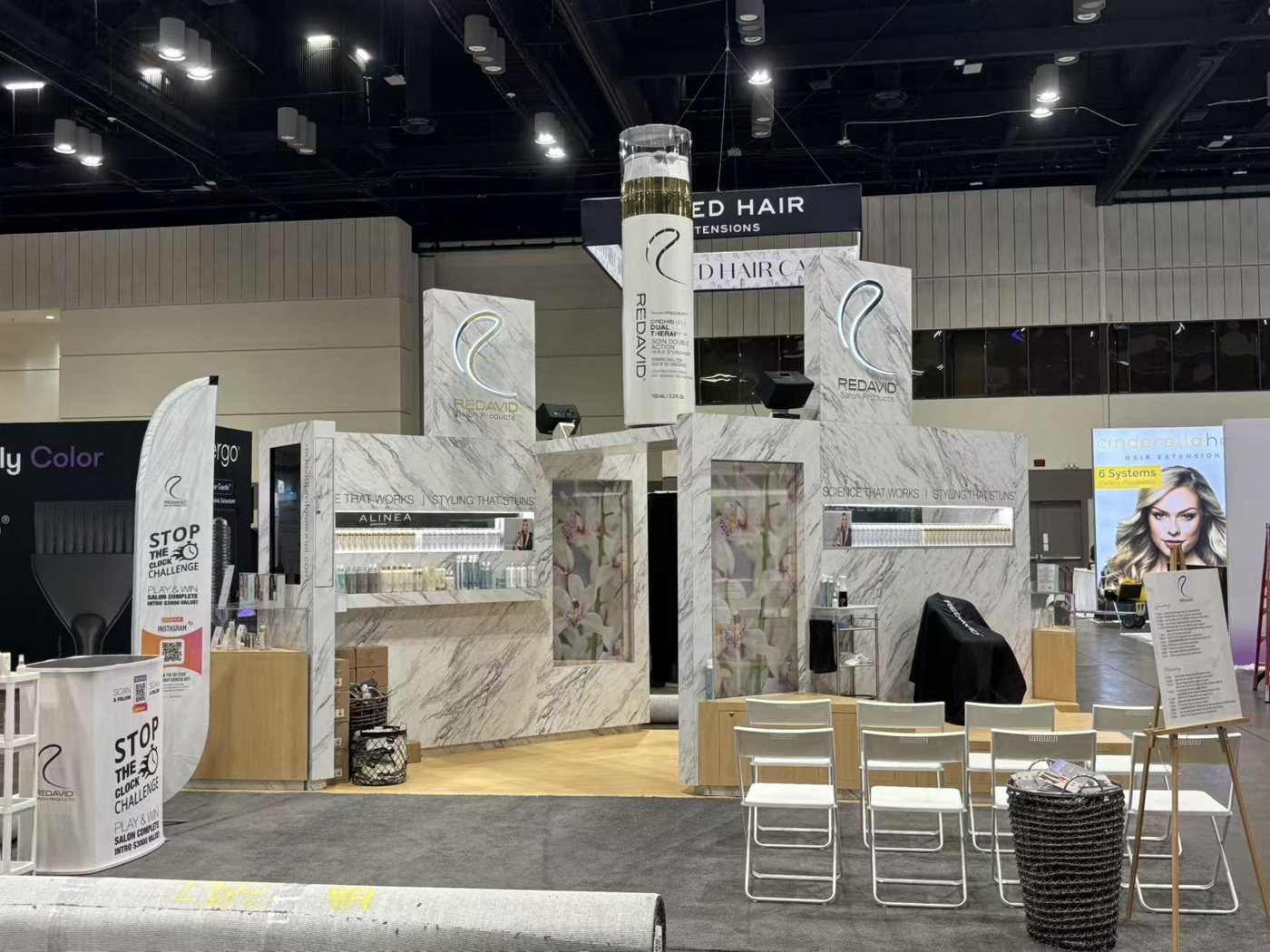 REDAVID booth — Cosmoprof